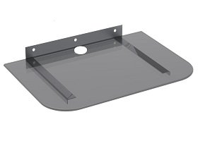 Economy Steel & Tempered Glass Wall Mount